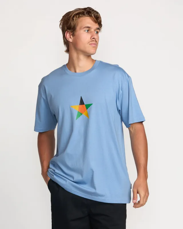 Billabong x Mami Wata Star Regular Tee - Sky Blue made by Billabong