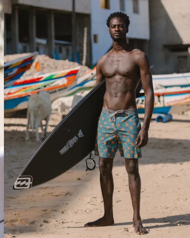 Billabong x Mami Wata Star Lo Tide Boardshorts - Teal sold by Billabong