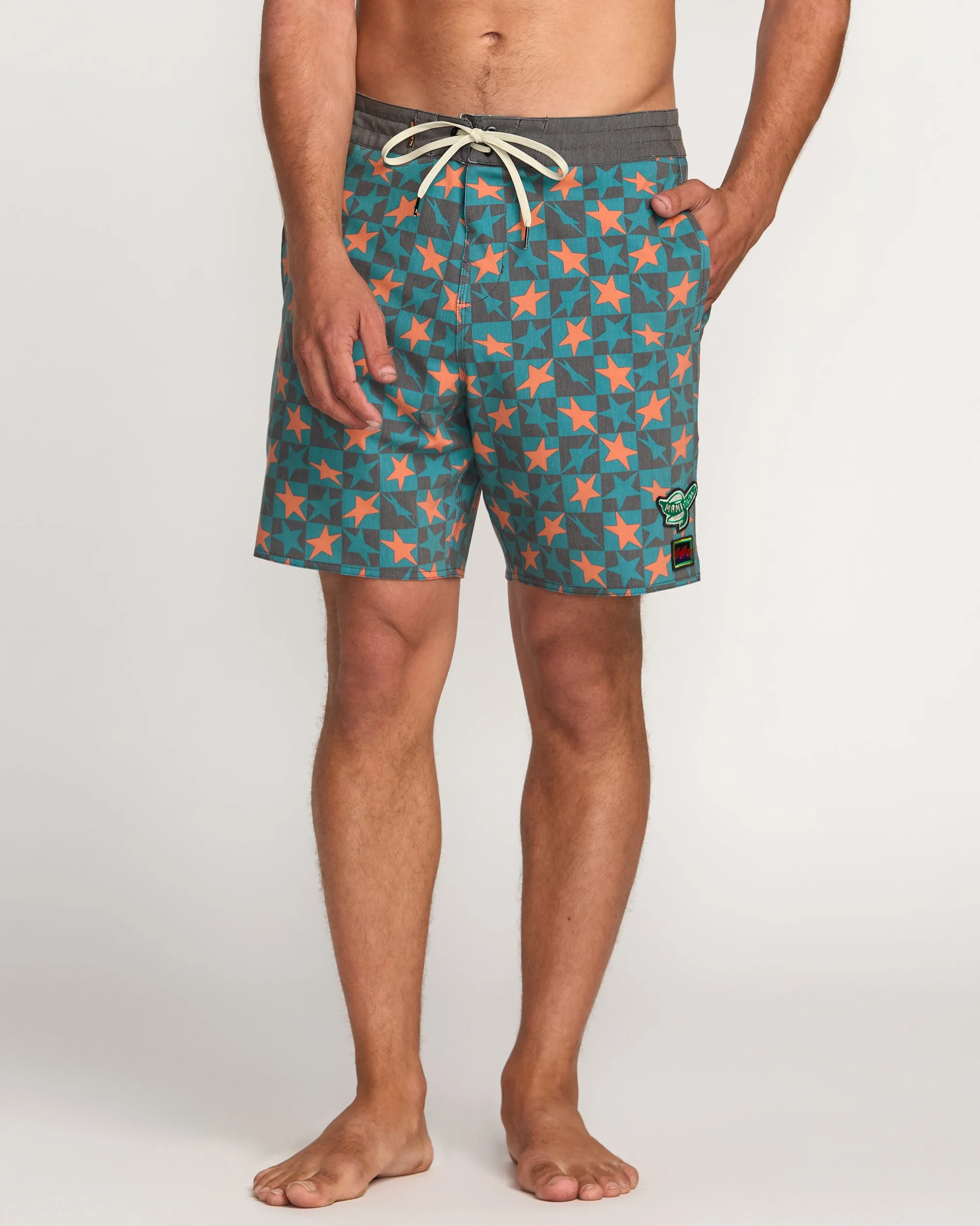 Billabong x Mami Wata Star Lo Tide Boardshorts - Teal sold by Billabong product image thumbnail 4