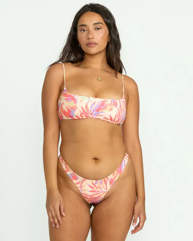 Tropic Wave Reversible Jaclyn Crop Bikini Top - Multi sold by Billabong