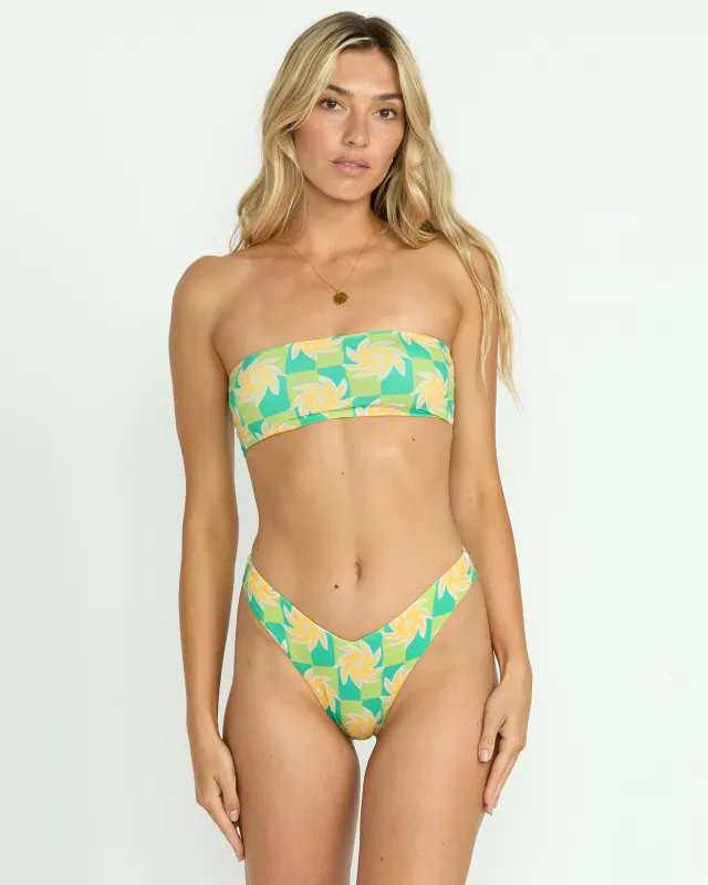 Trippin On Sun Tully Tube Top Bikini Top - Multi sold by Billabong