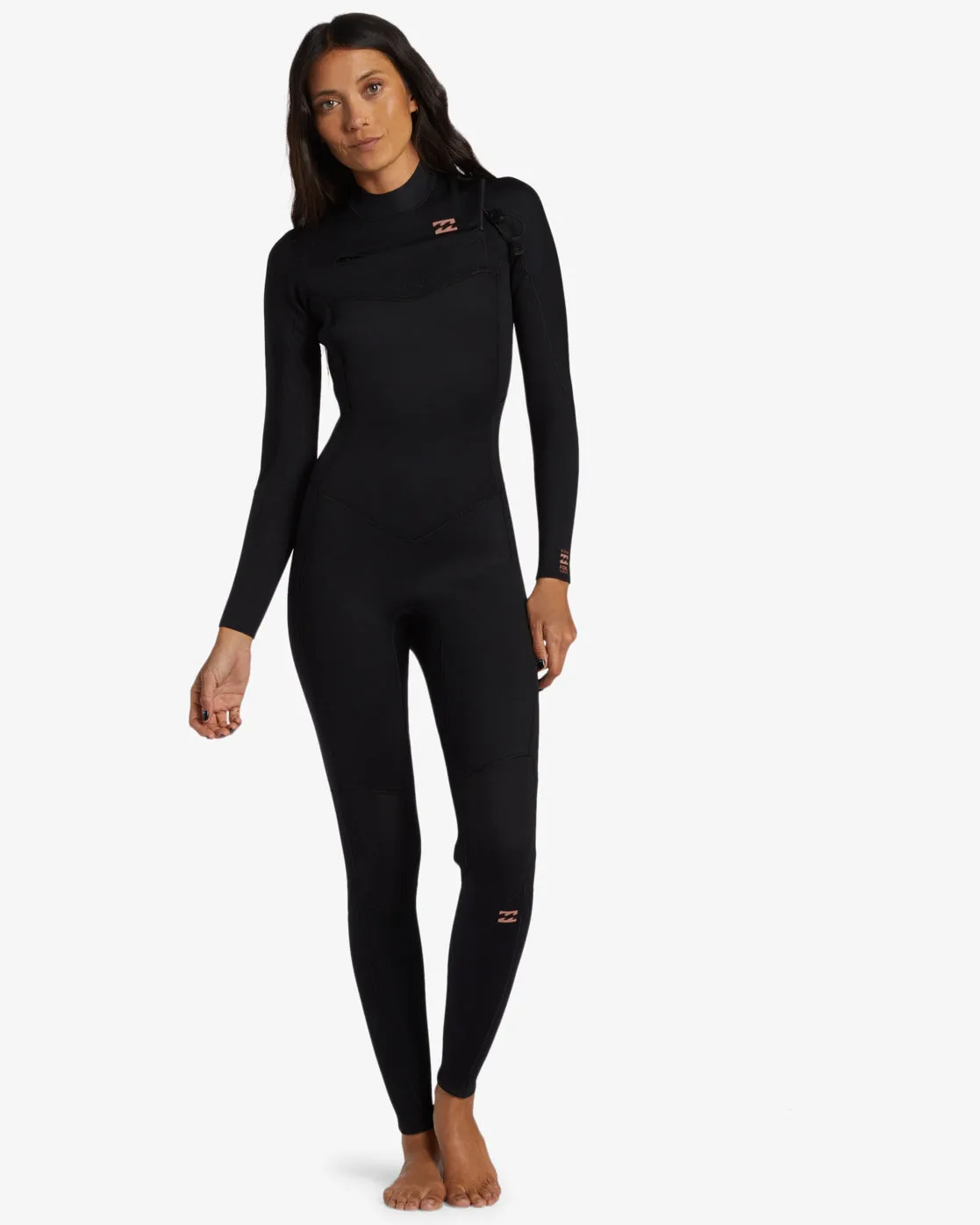 4/3mm Foil GBS Chest Zip Wetsuit - Black sold by Billabong