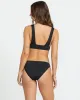 Sol Searcher Remi Plunge Bikini Top - Black Pebble sold by Billabong