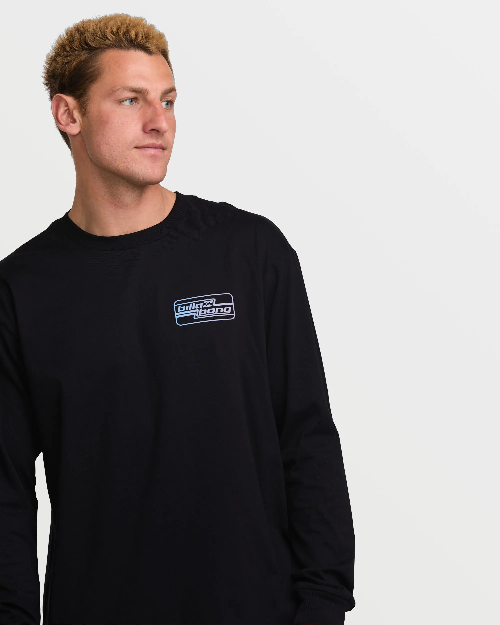 Walled Regular Long Sleeve Tee - Black sold by Billabong product image thumbnail 4