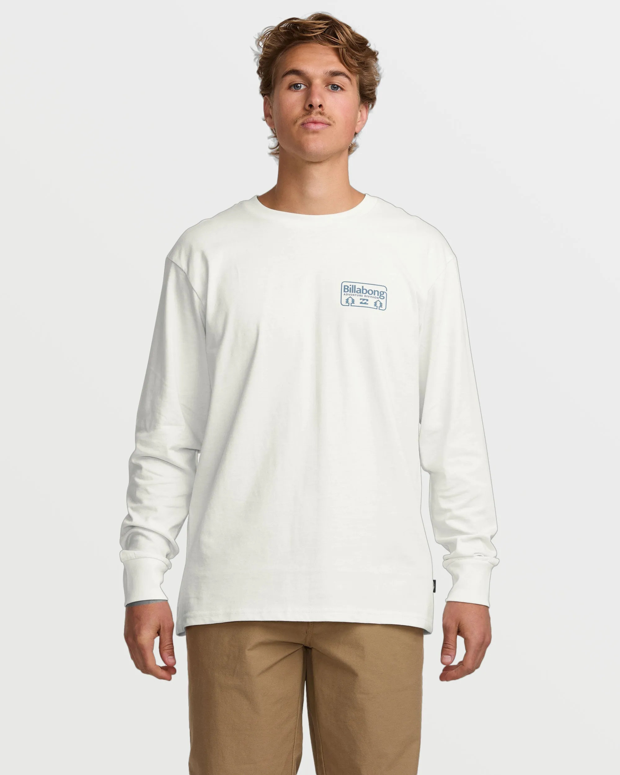 Range A/Div Long Sleeve Tee - Off White sold by Billabong product image thumbnail 2
