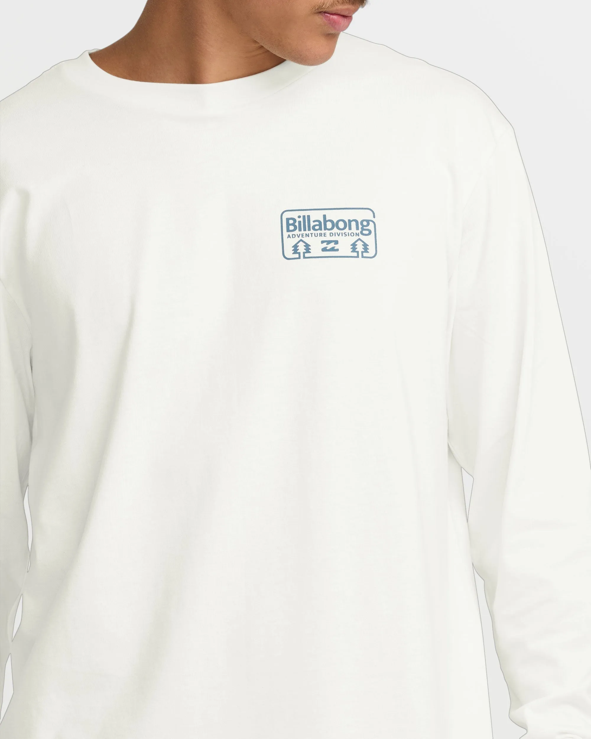 Range A/Div Long Sleeve Tee - Off White sold by Billabong product image thumbnail 4