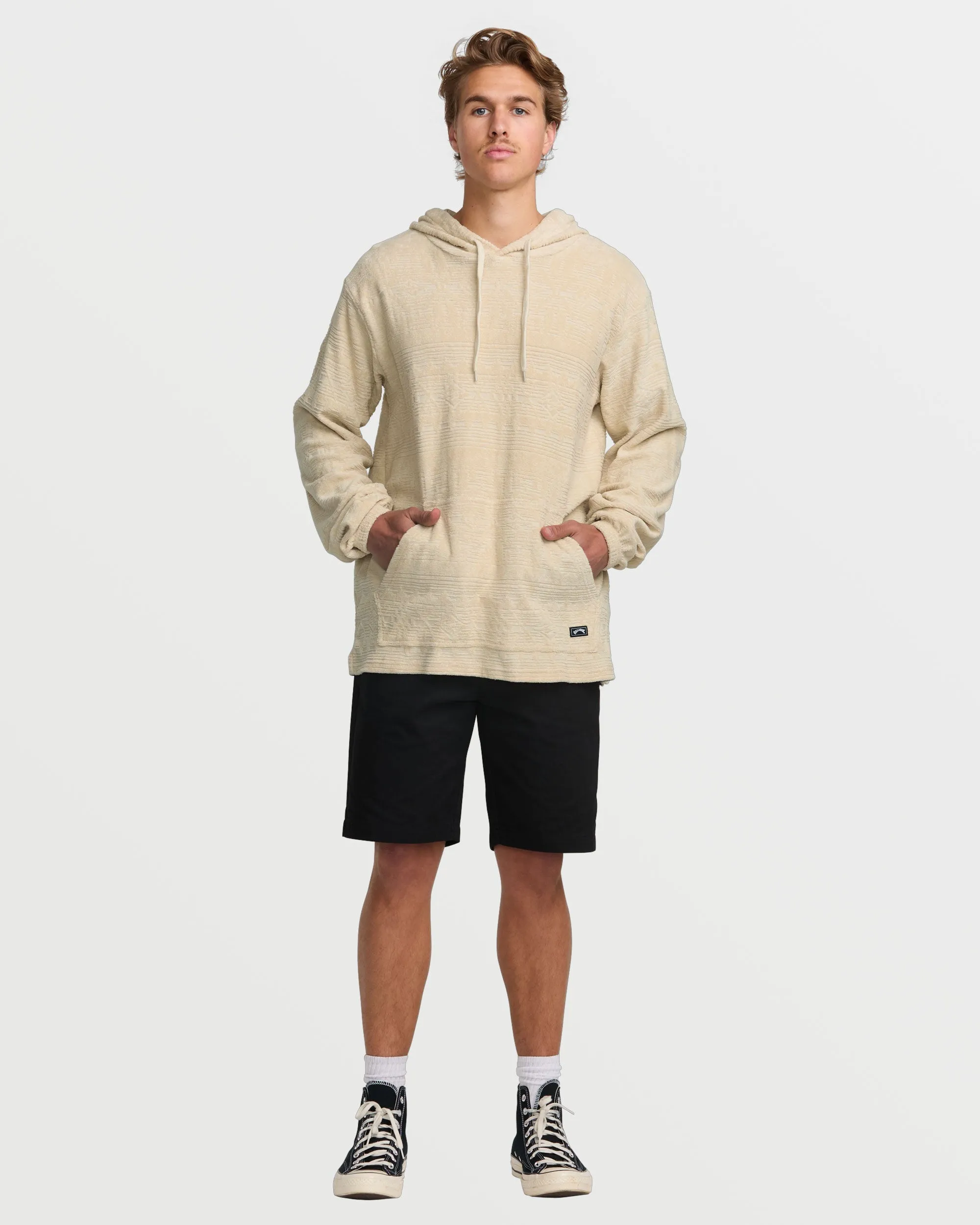 Flecker Jacquard Pullover Sweatshirt - Chino sold by Billabong product image thumbnail 5