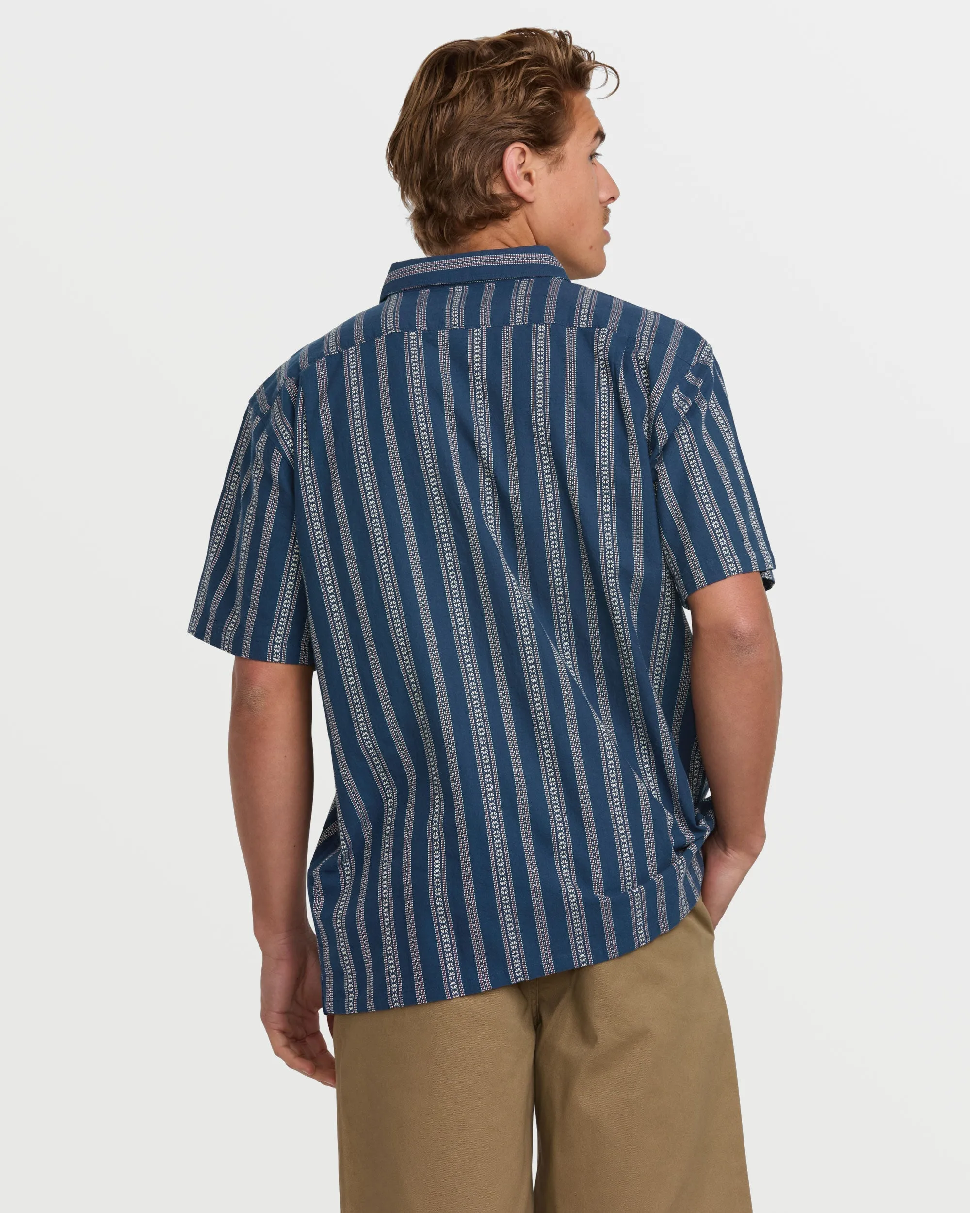 Sundays Jacquard Short Sleeve Shirt - Midnight sold by Billabong product image thumbnail 2