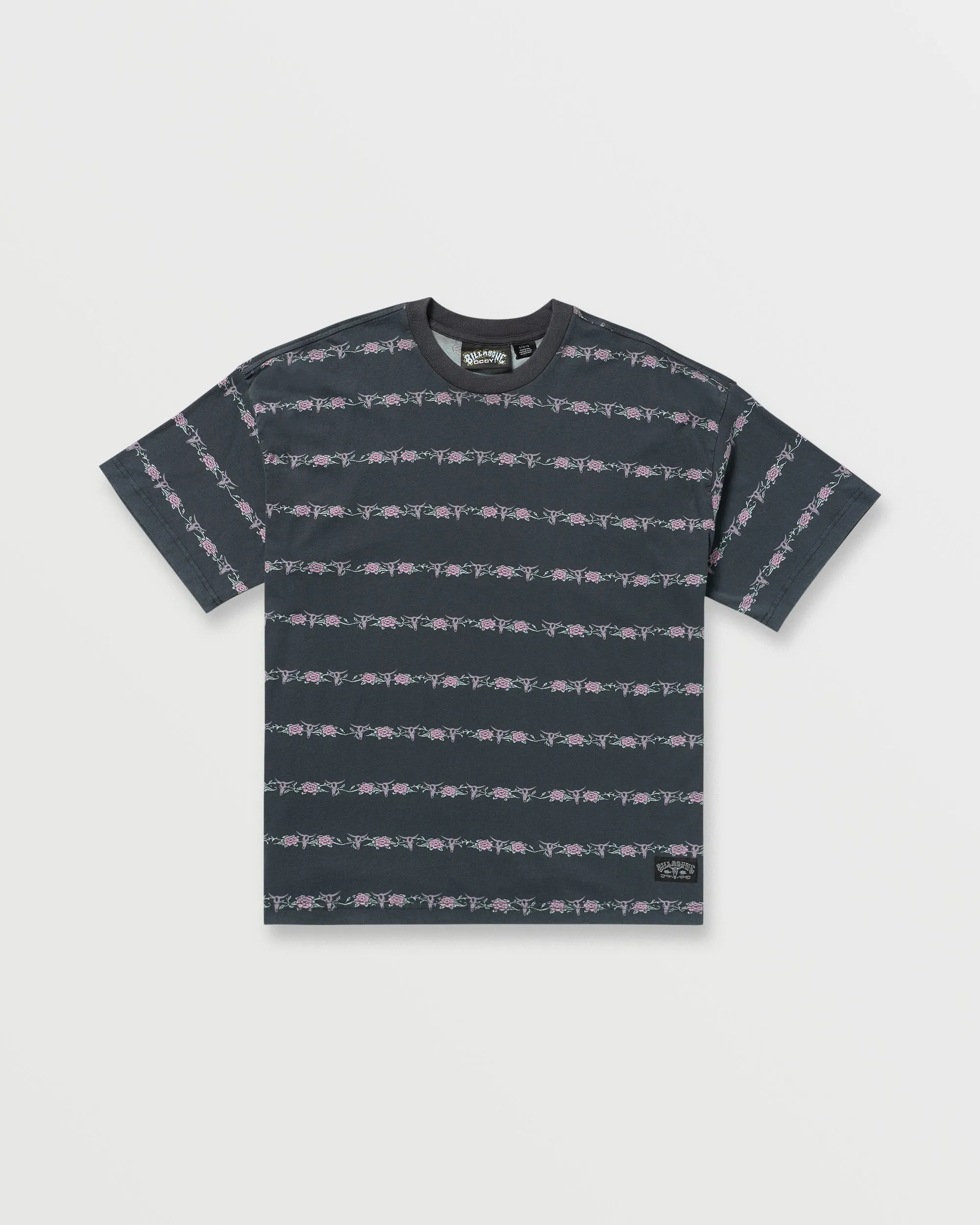 Raging Bull Stripe Tee - Washed Black sold by Billabong product image thumbnail 3