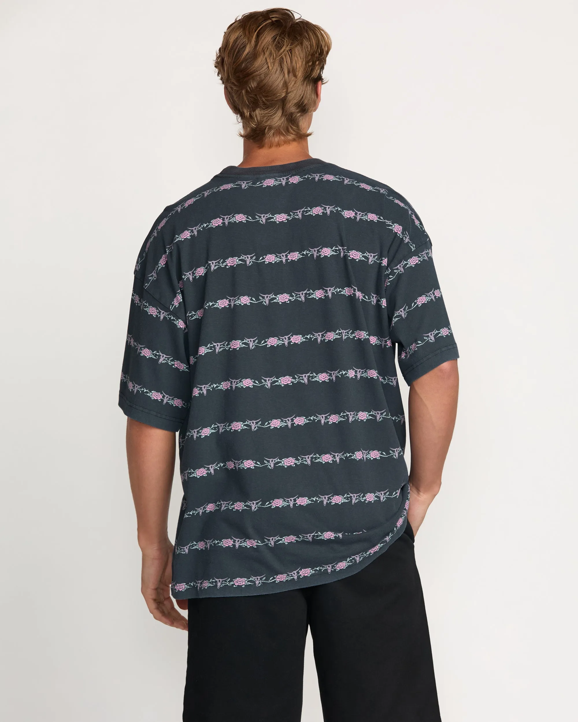 Raging Bull Stripe Tee - Washed Black sold by Billabong product image thumbnail 2