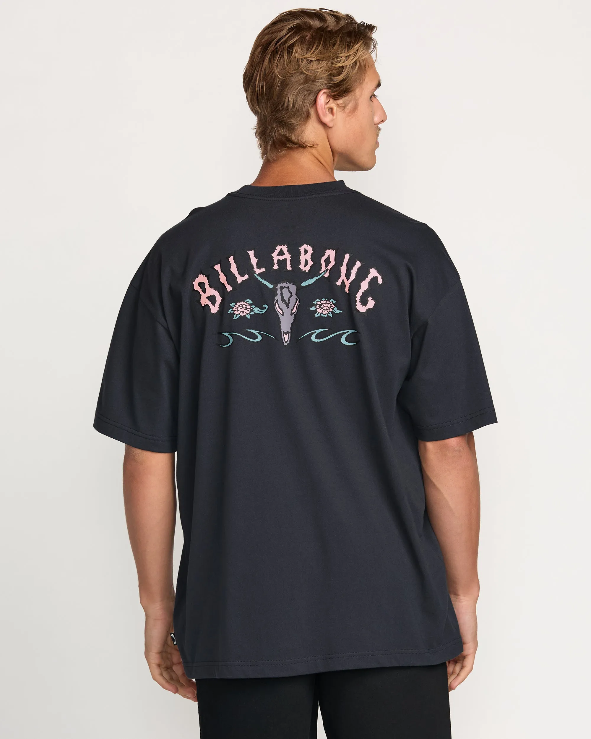 Raging Bull Regular Tee - Washed Black sold by Billabong product image thumbnail 3