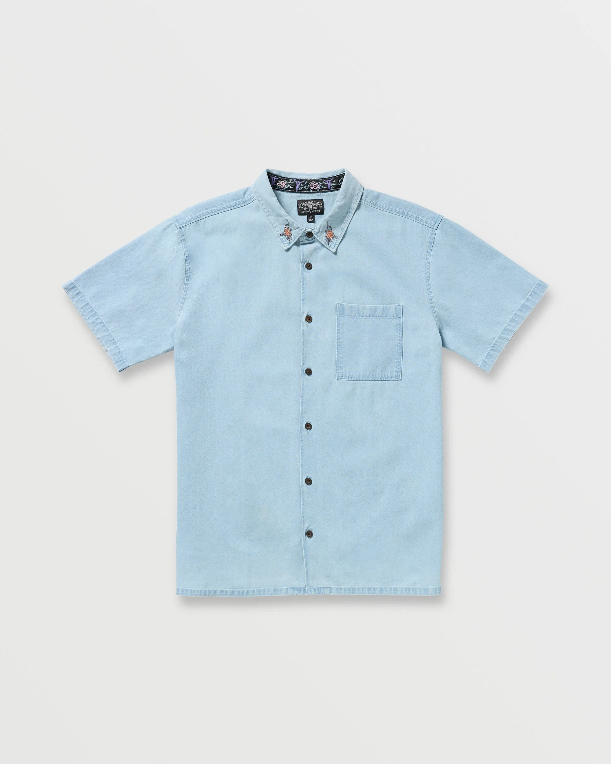 Occy Short Sleeve Shirt - Cloud Blue sold by Billabong product image thumbnail 4