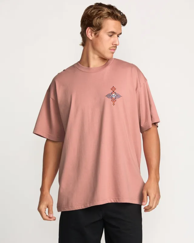 Occy OG Tee - Dusty Rose sold by Billabong