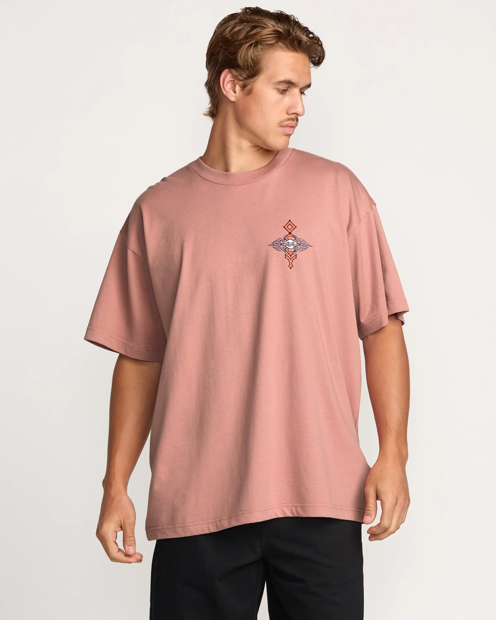 Occy OG Tee - Dusty Rose sold by Billabong