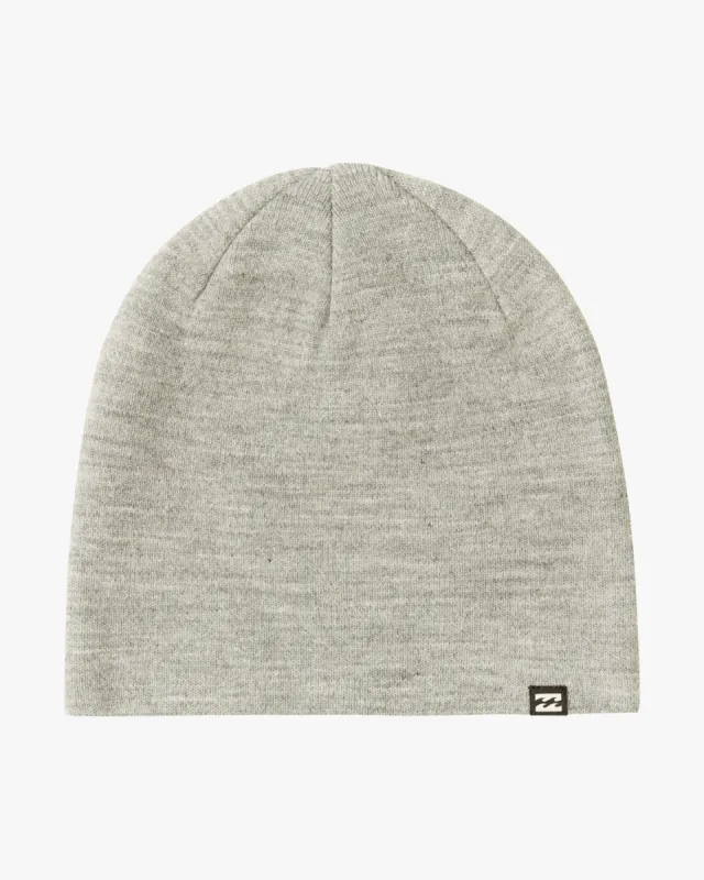 All Day Beanie - Grey Heather sold by Billabong