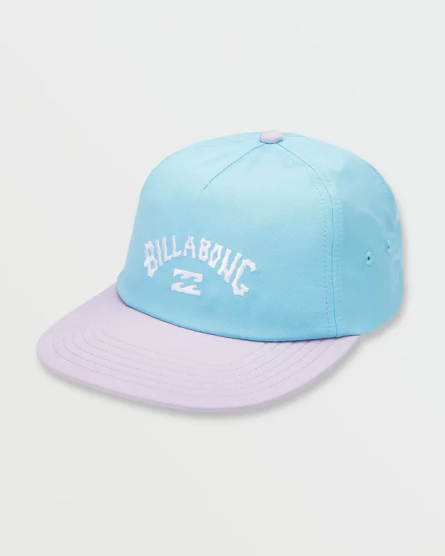 Arch Team Snapback Hat - Dusty Blue sold by Billabong