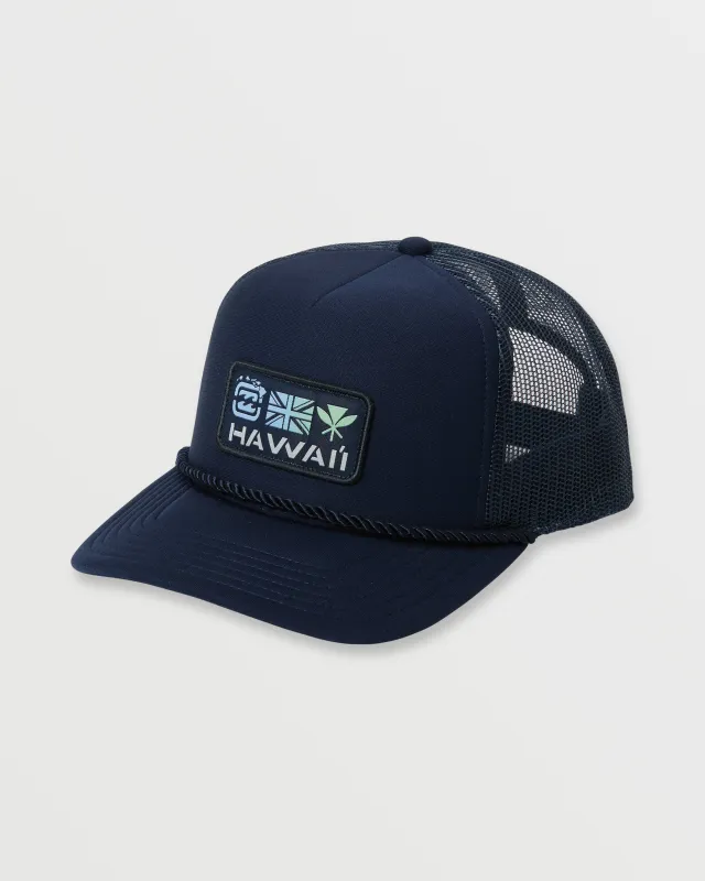 Kahili Hi Trucker Hat - Navy sold by Billabong
