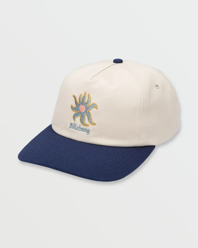 Breakdown Snapback Hat - Navy/Khaki sold by Billabong