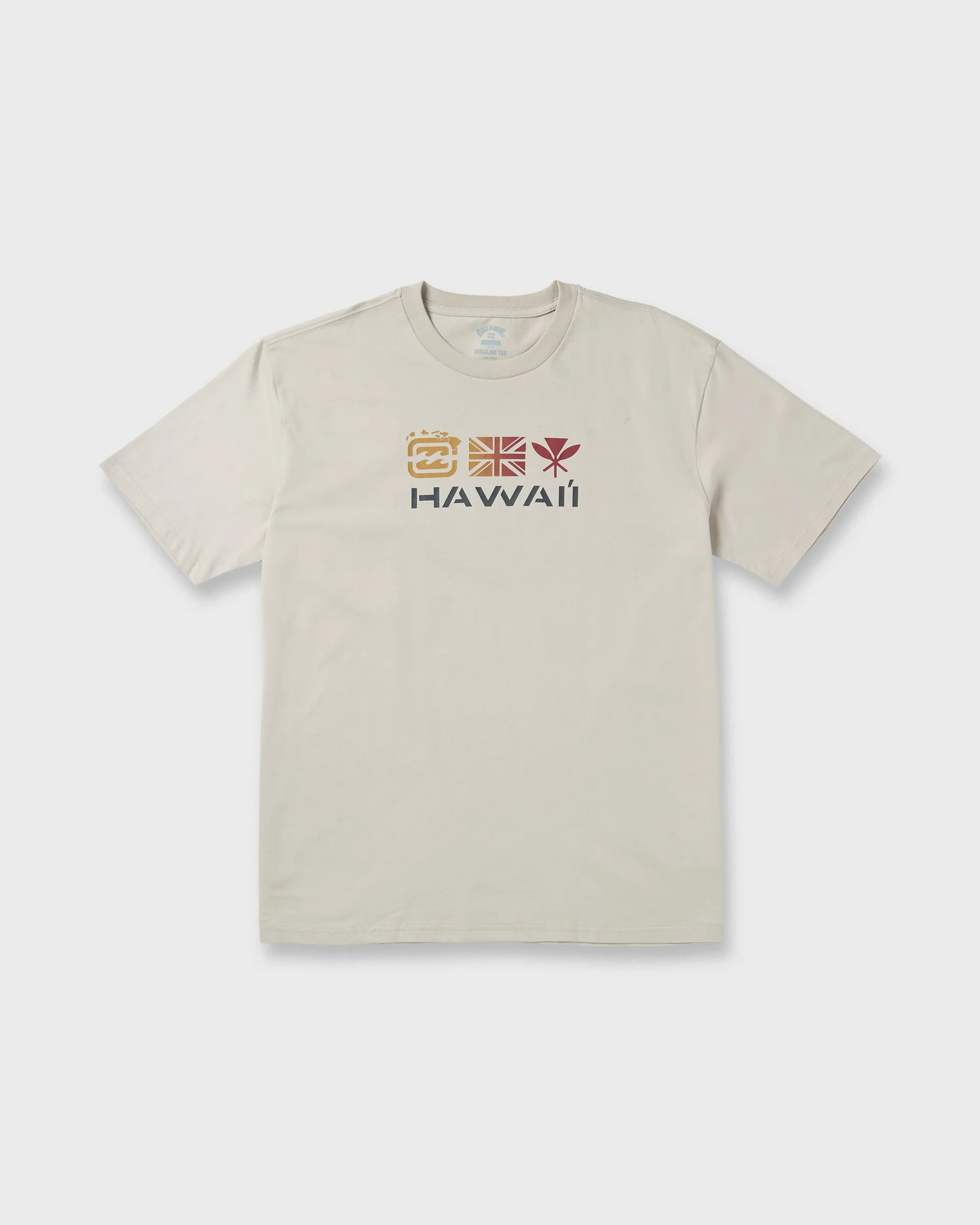 Kahili Hawaii Regular Tee - Bleached Sand sold by Billabong