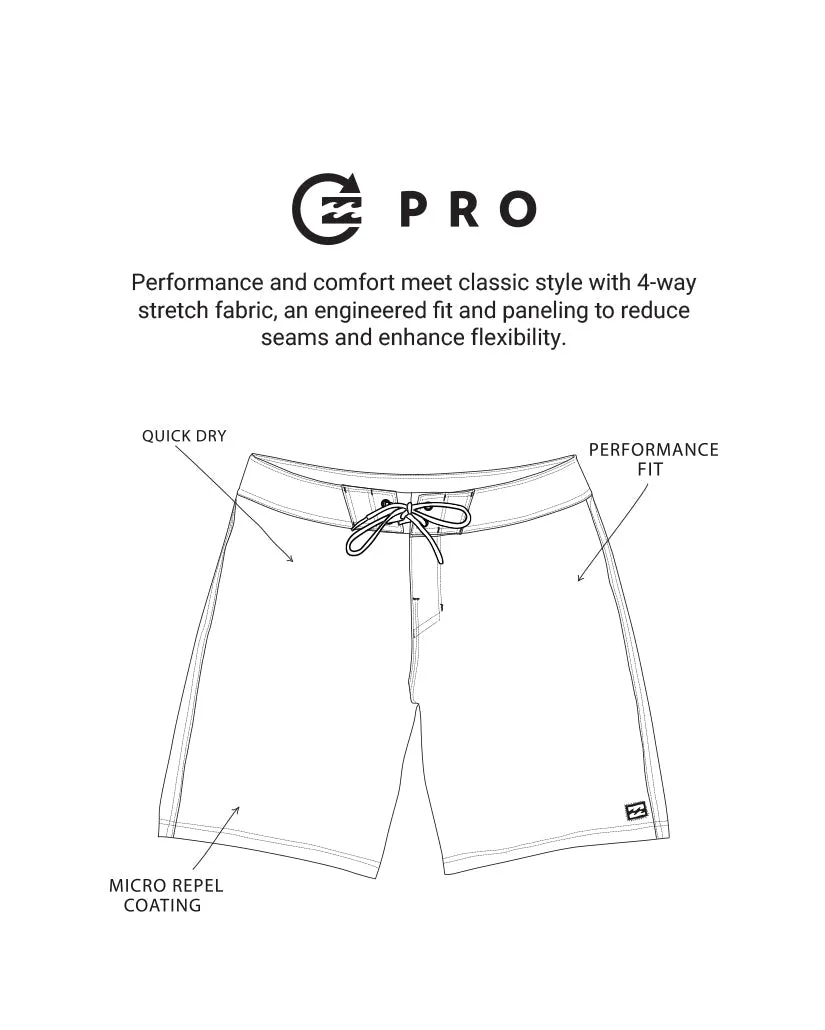 Scoop Pro Performance 20" Boardshorts - Cobalt sold by Billabong product image thumbnail 3