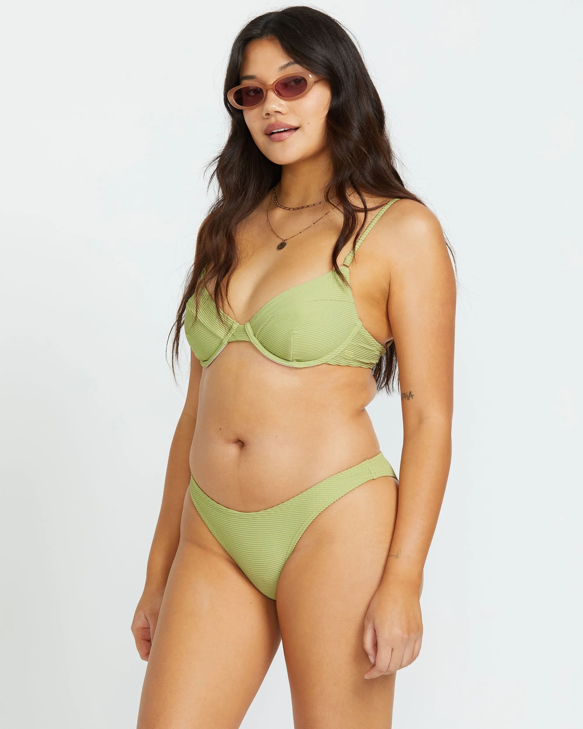 Tanlines Hike Bikini Bottom - Avocado sold by Billabong product image thumbnail 3
