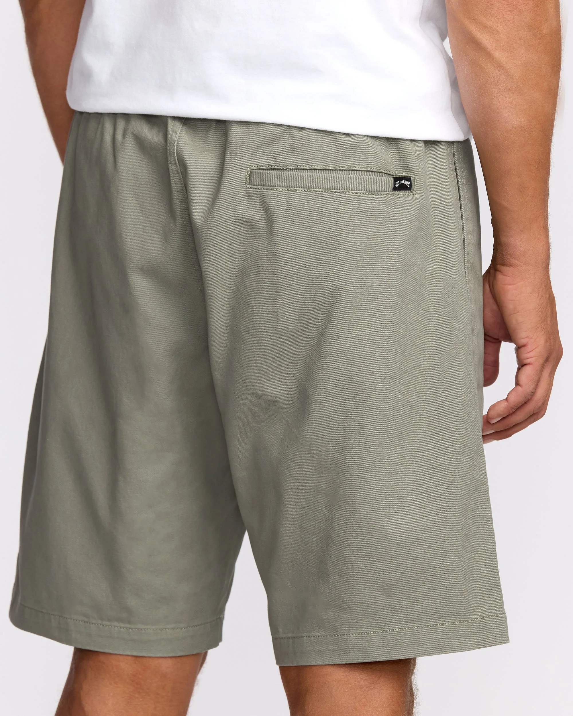 Larry Laybacks 19" Twill Shorts - Green Ash sold by Billabong product image thumbnail 5
