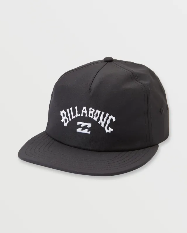 Arch Team Snapback Hat - Black sold by Billabong
