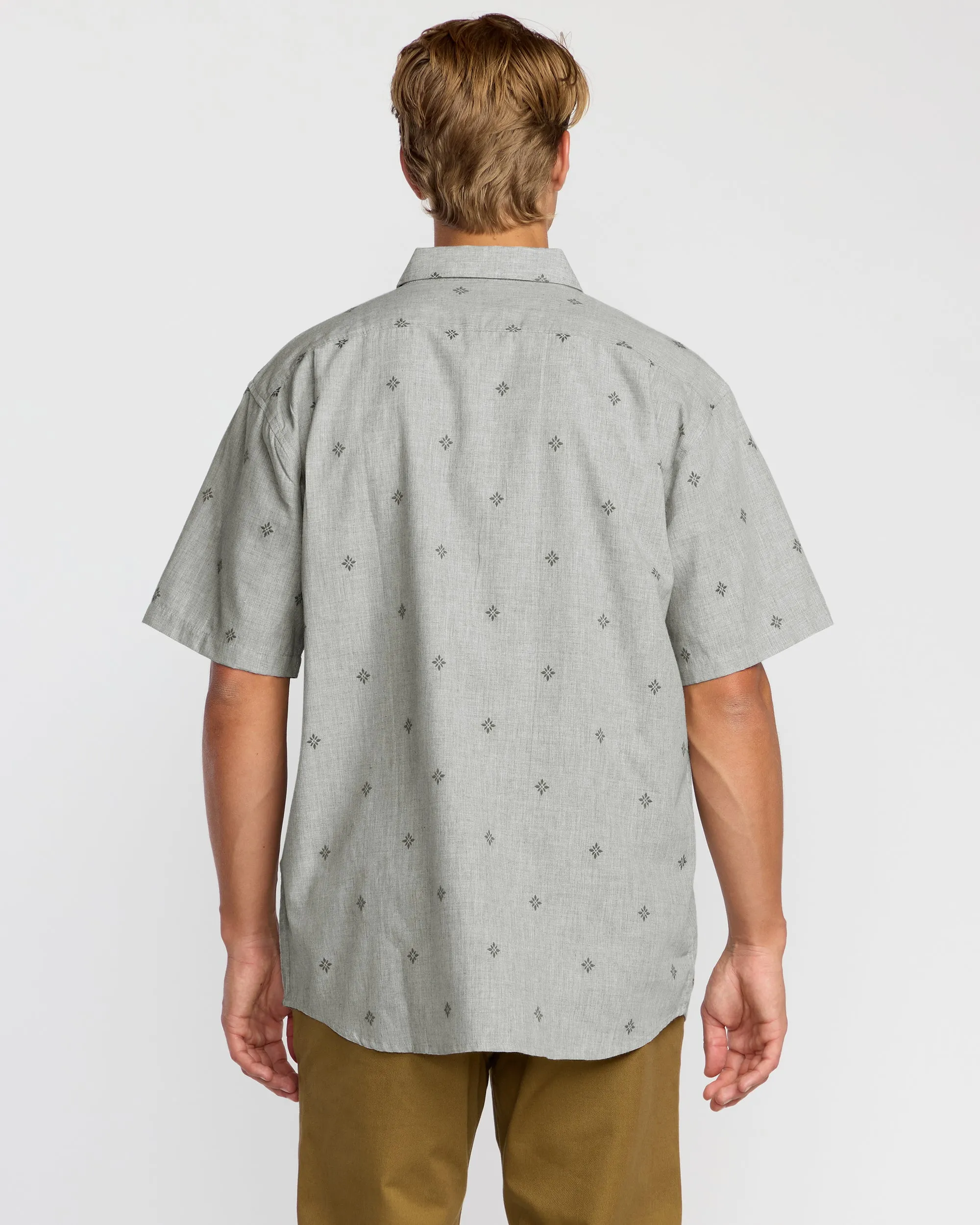 All Day Jacquard Short Sleeve Shirt - Silver sold by Billabong product image thumbnail 2
