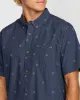 All Day Jacquard Short Sleeve Shirt - Midnight sold by Billabong