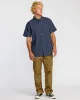 All Day Jacquard Short Sleeve Shirt - Midnight sold by Billabong