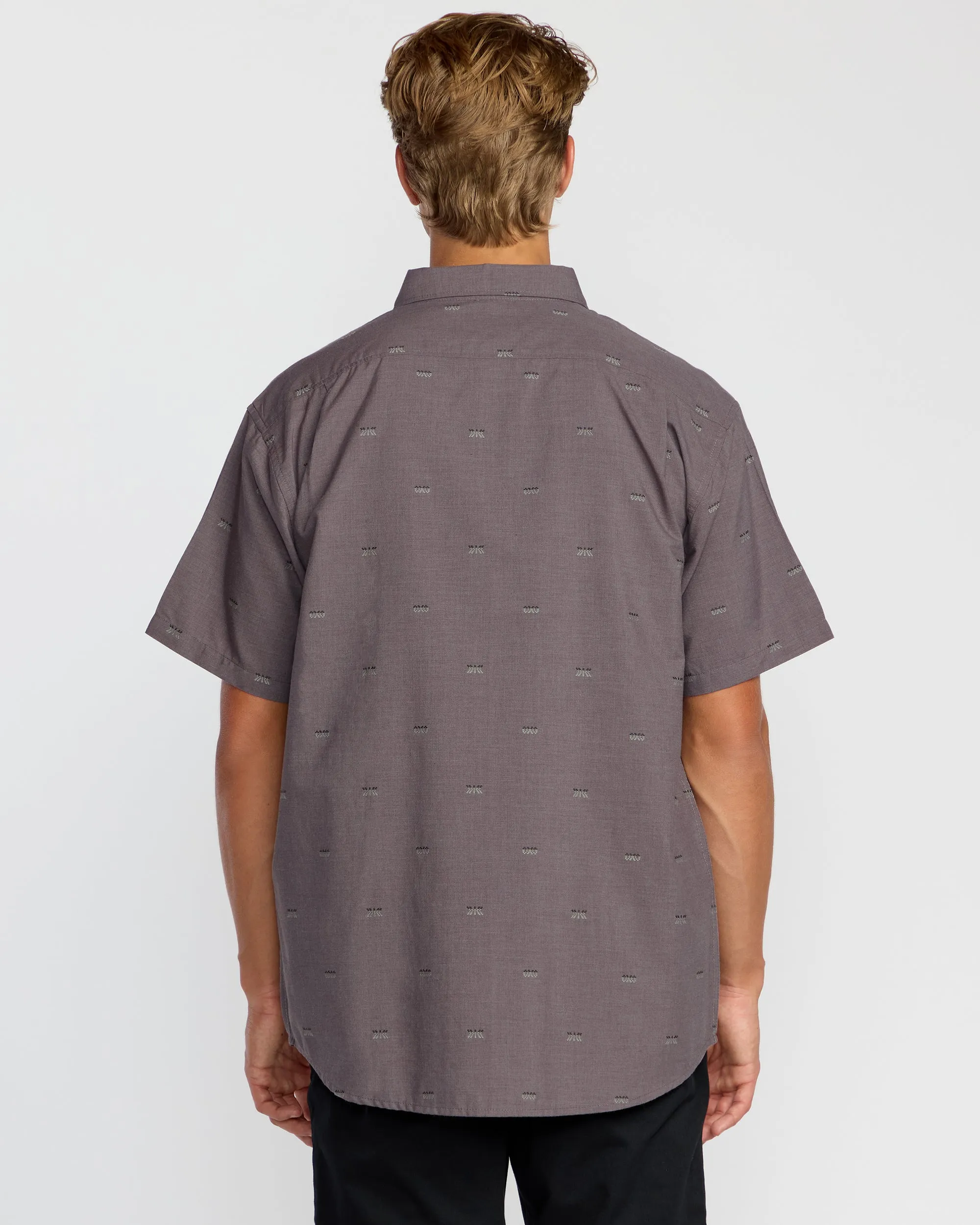 All Day Jacquard Short Sleeve Shirt - Gray Violet sold by Billabong product image thumbnail 2