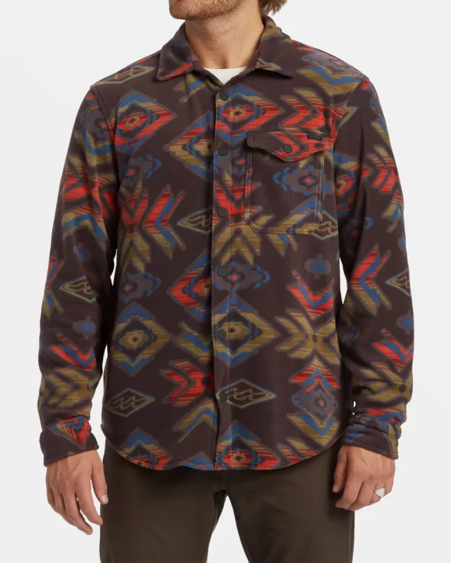 A/Div Furnace Long Sleeve Flannel Shirt - Plum sold by Billabong
