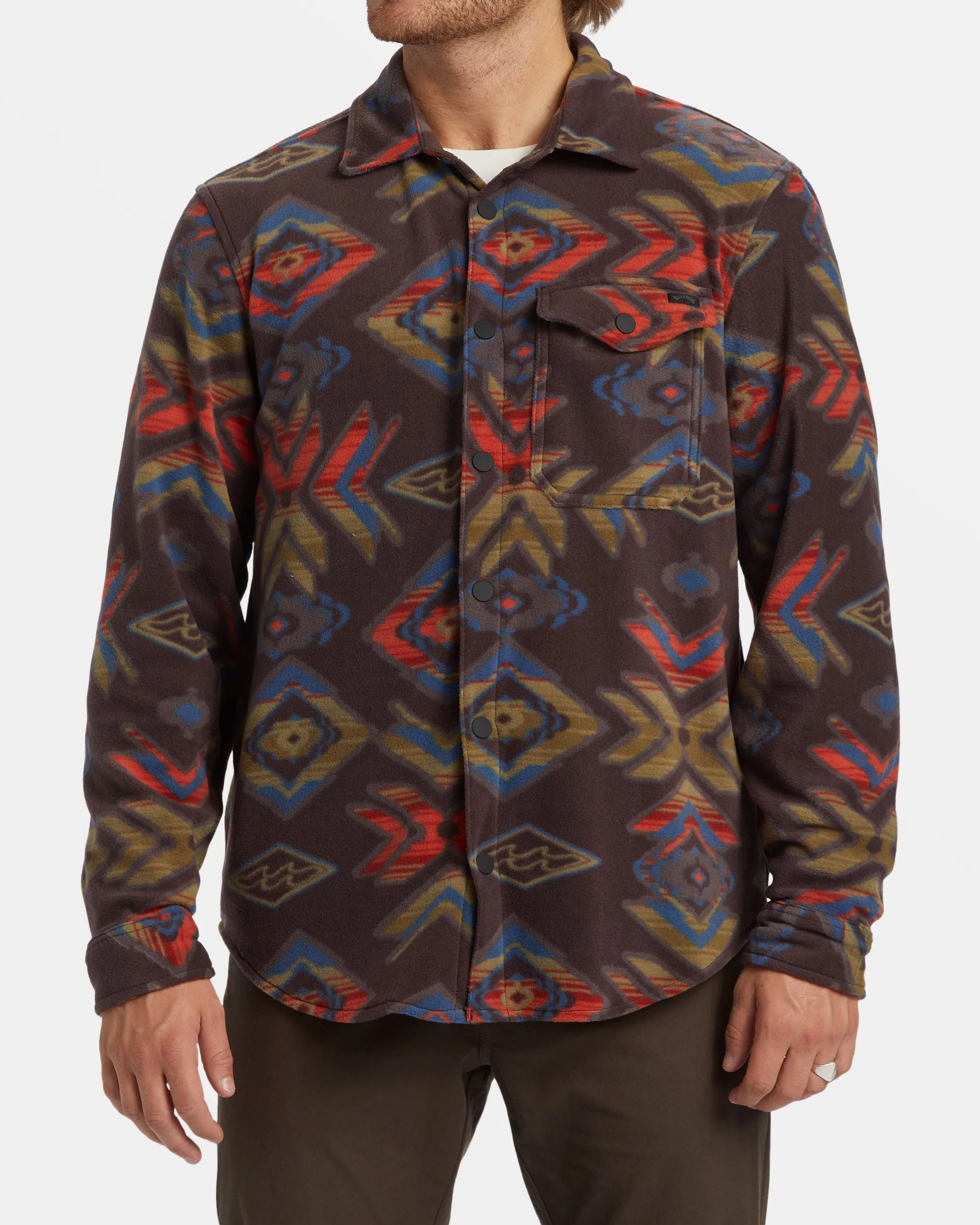 A/Div Furnace Long Sleeve Flannel Shirt - Plum sold by Billabong