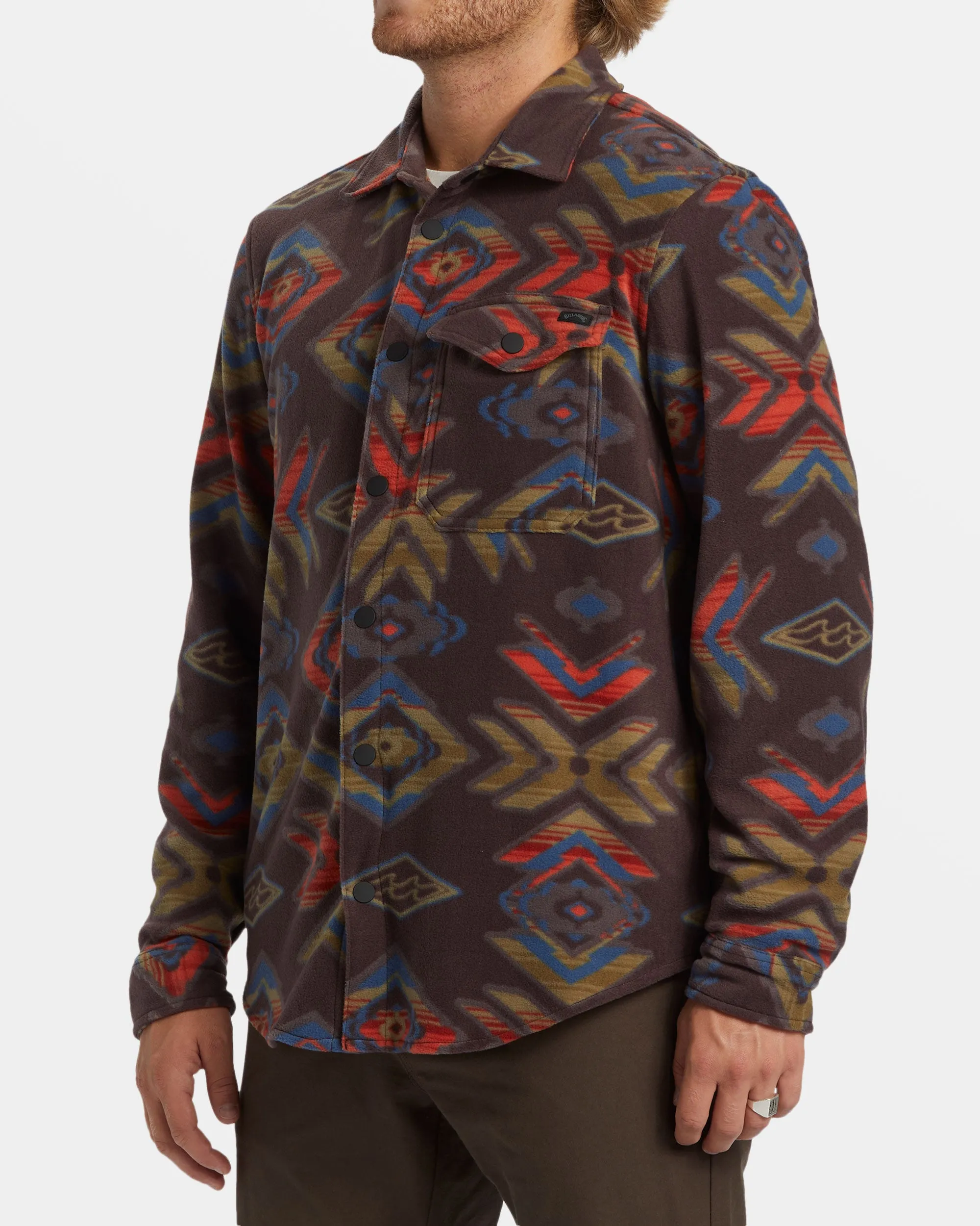 A/Div Furnace Long Sleeve Flannel Shirt - Plum sold by Billabong product image thumbnail 3