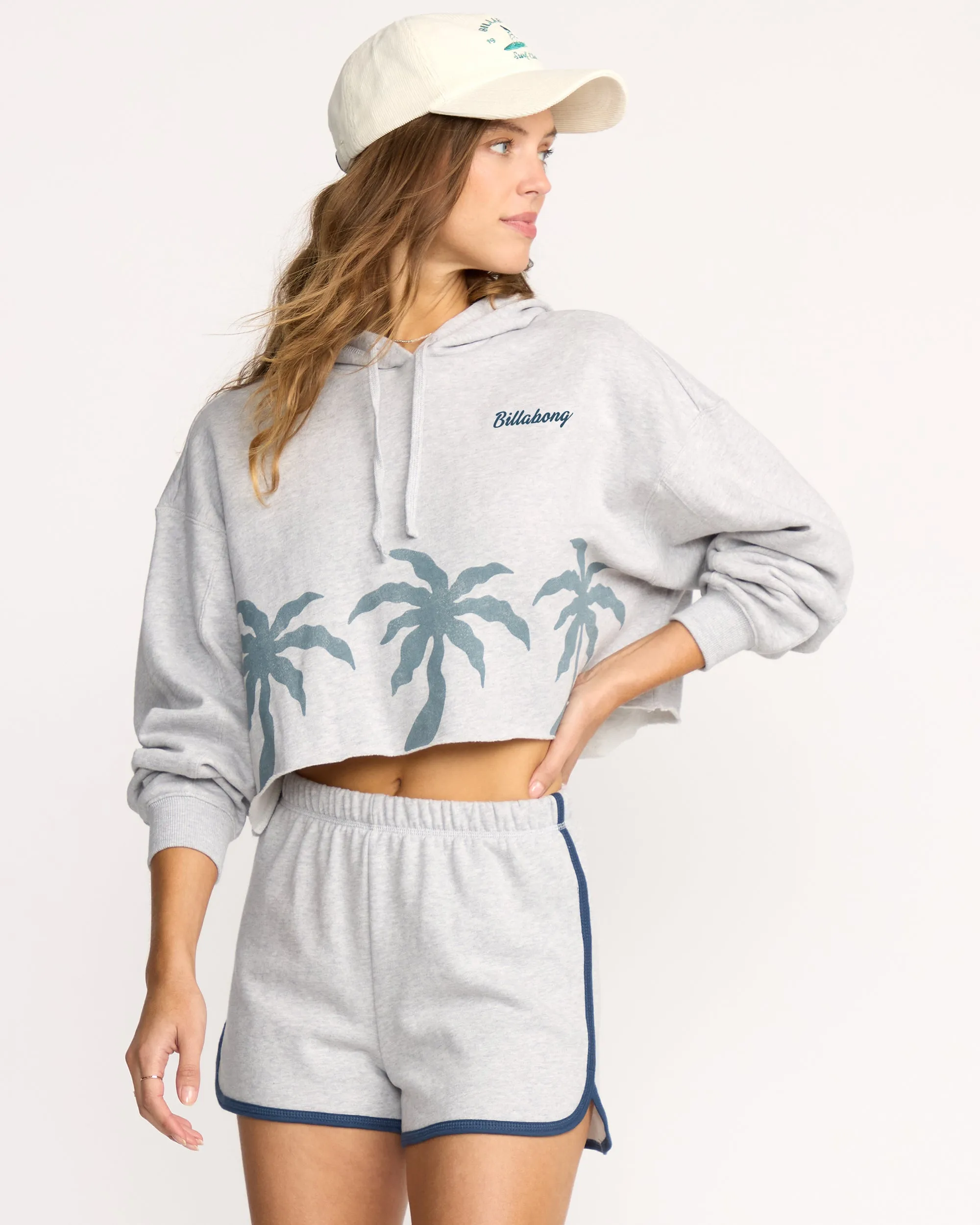 Triple Palms Hoodie - Heather Grey sold by Billabong product image thumbnail 4