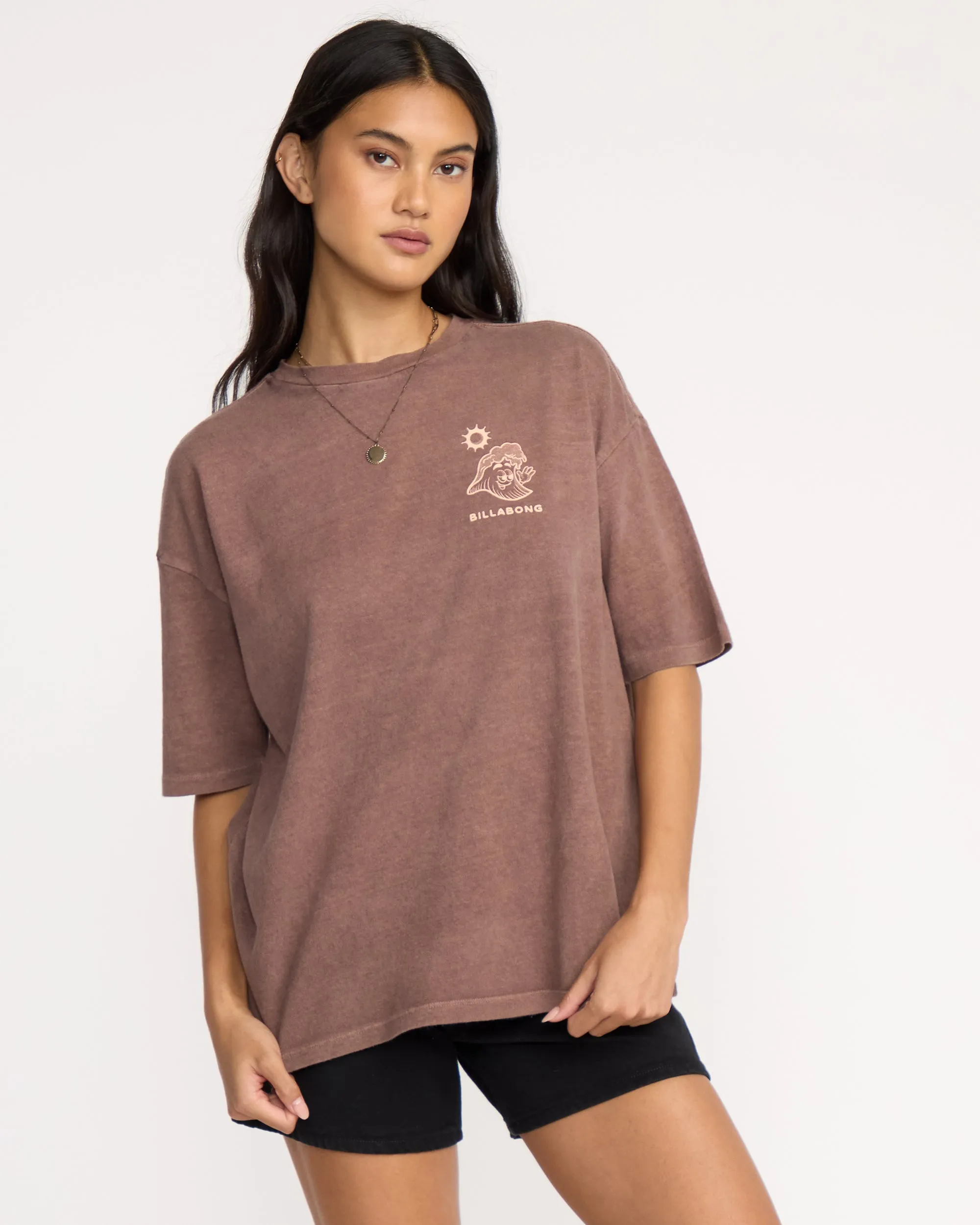 The Great Waves T-Shirt - Espresso sold by Billabong