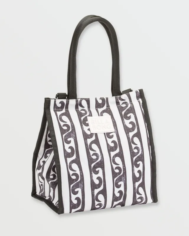Take A Break Lunchbox - Black White sold by Billabong