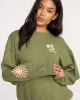 Sun Wave Livin Kendal Crewneck Sweatshirt - Luv Army sold by Billabong