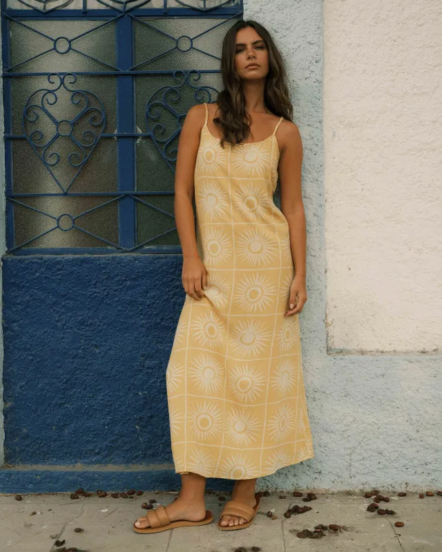 Sun Glow Maxi Dress - Gold Coast sold by Billabong