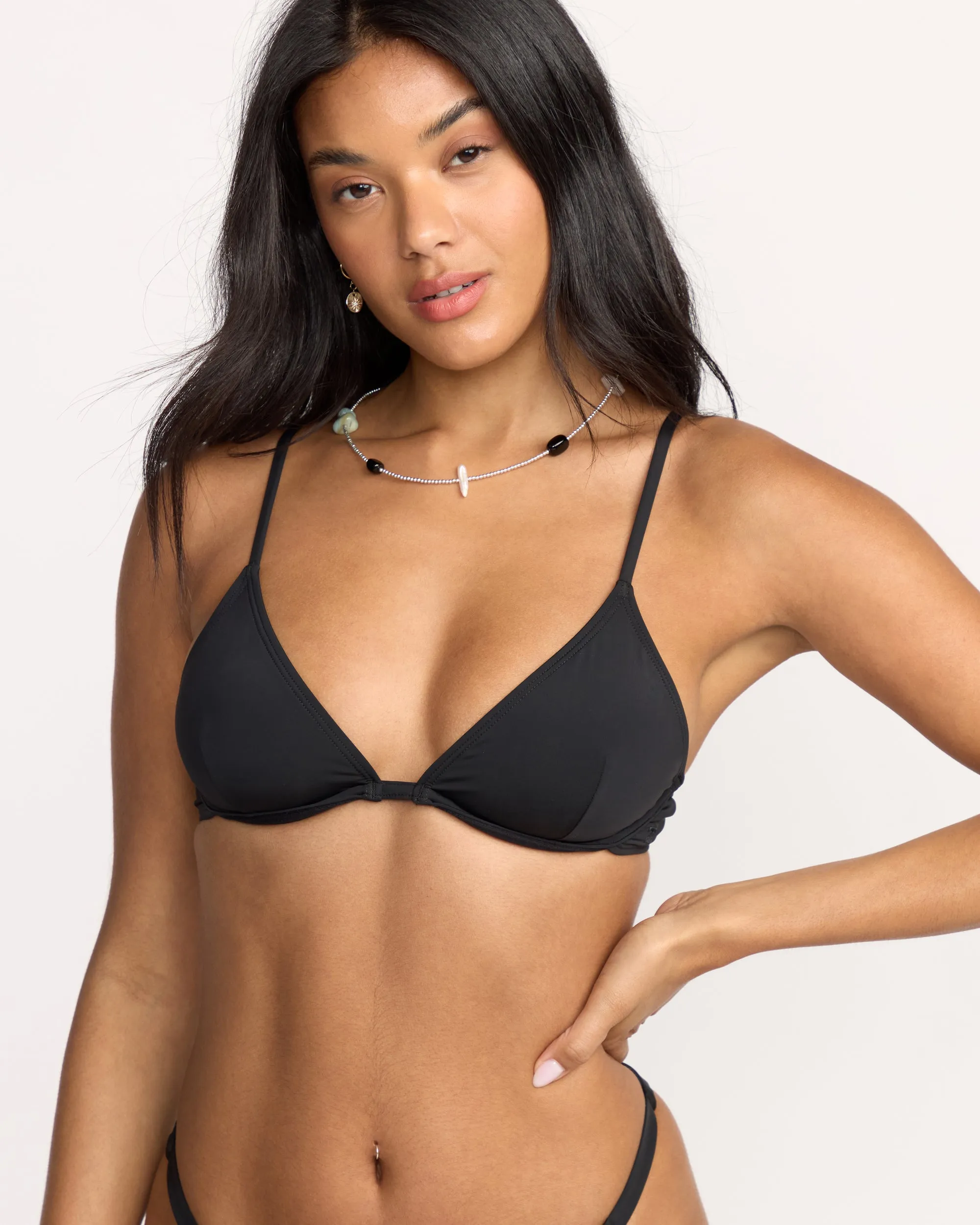 Sol Searcher Reese Underwire Bikini Top - Black Pebble sold by Billabong product image thumbnail 5