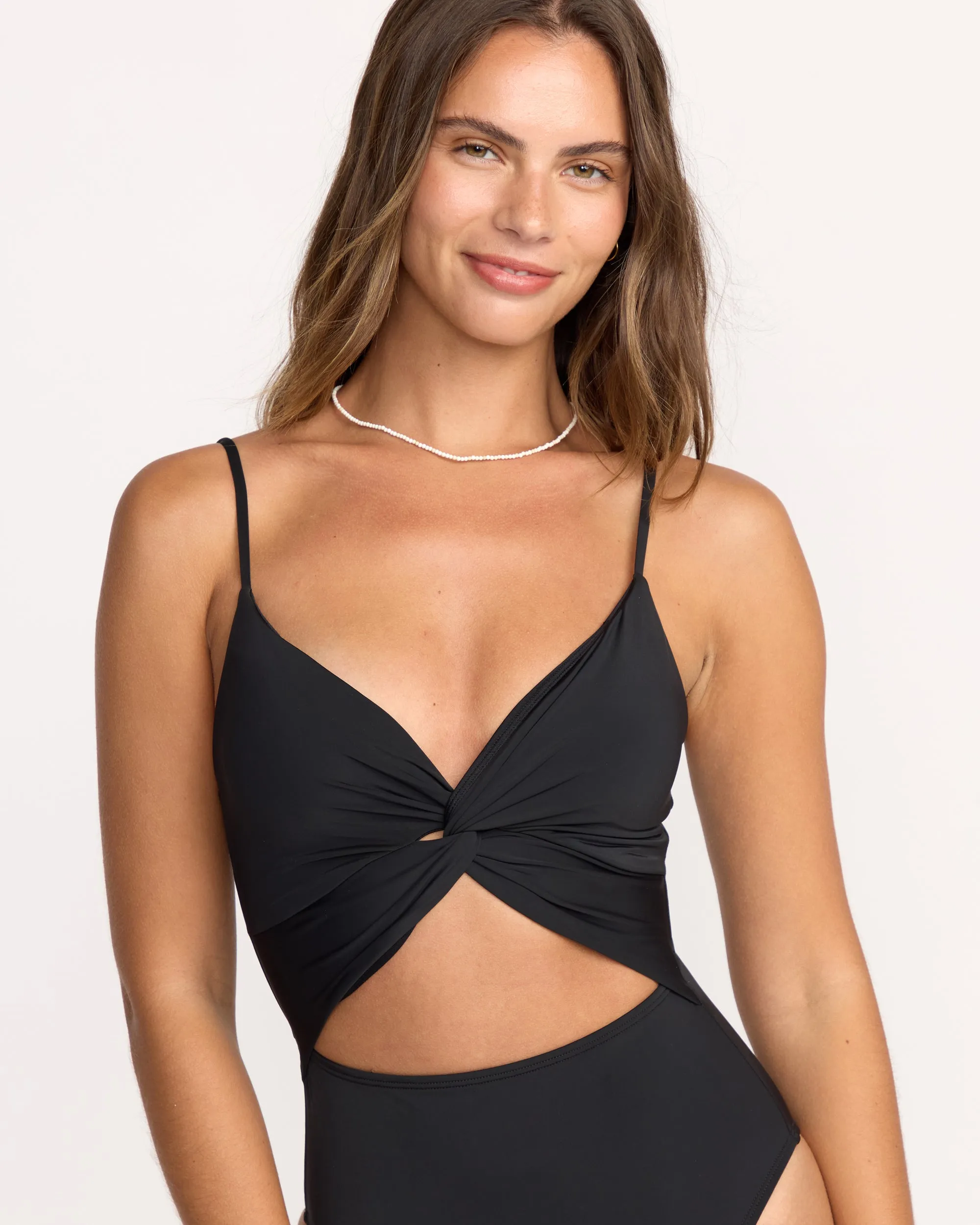 Sol Searcher Mika One-Piece Swimsuit - Black Pebble sold by Billabong product image thumbnail 5