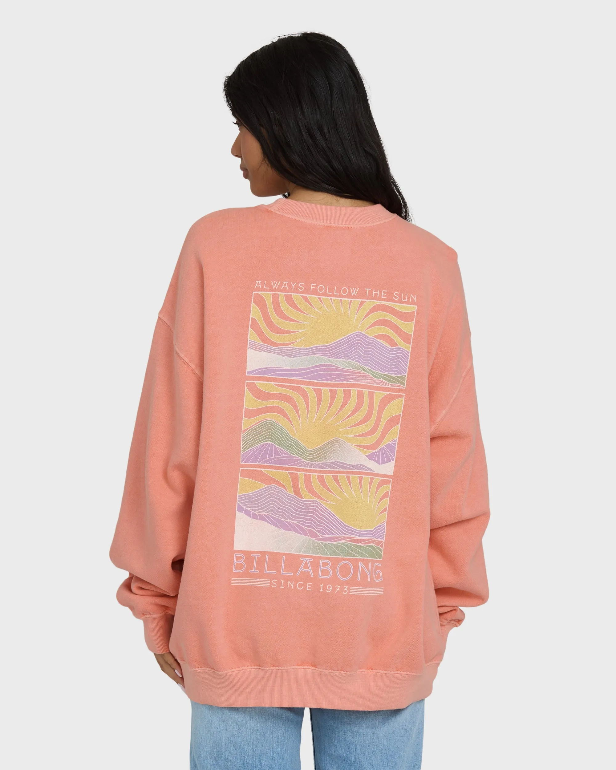 Ride In Crewneck Sweatshirt - Peach Out sold by Billabong product image thumbnail 2