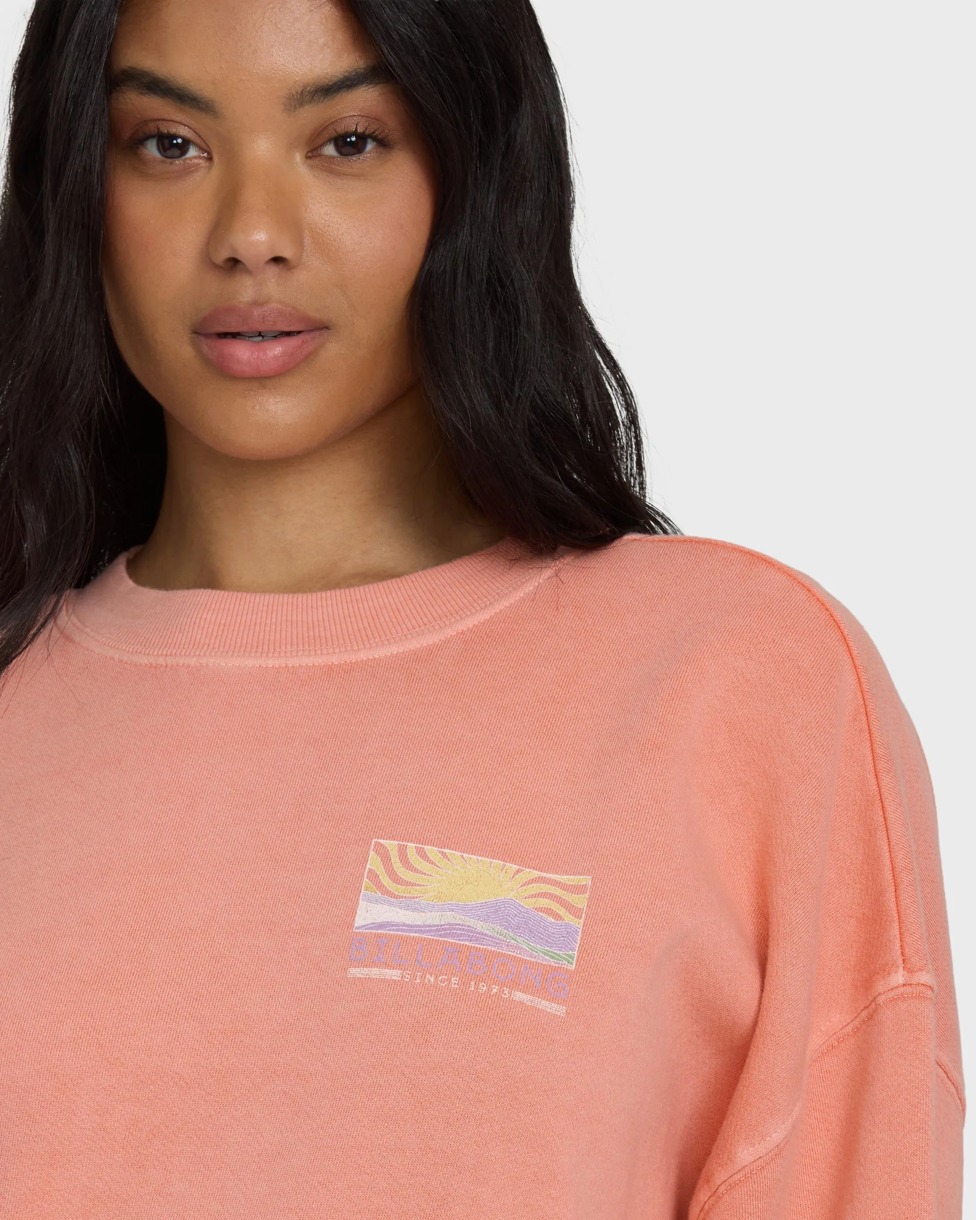 Ride In Crewneck Sweatshirt - Peach Out sold by Billabong product image thumbnail 4