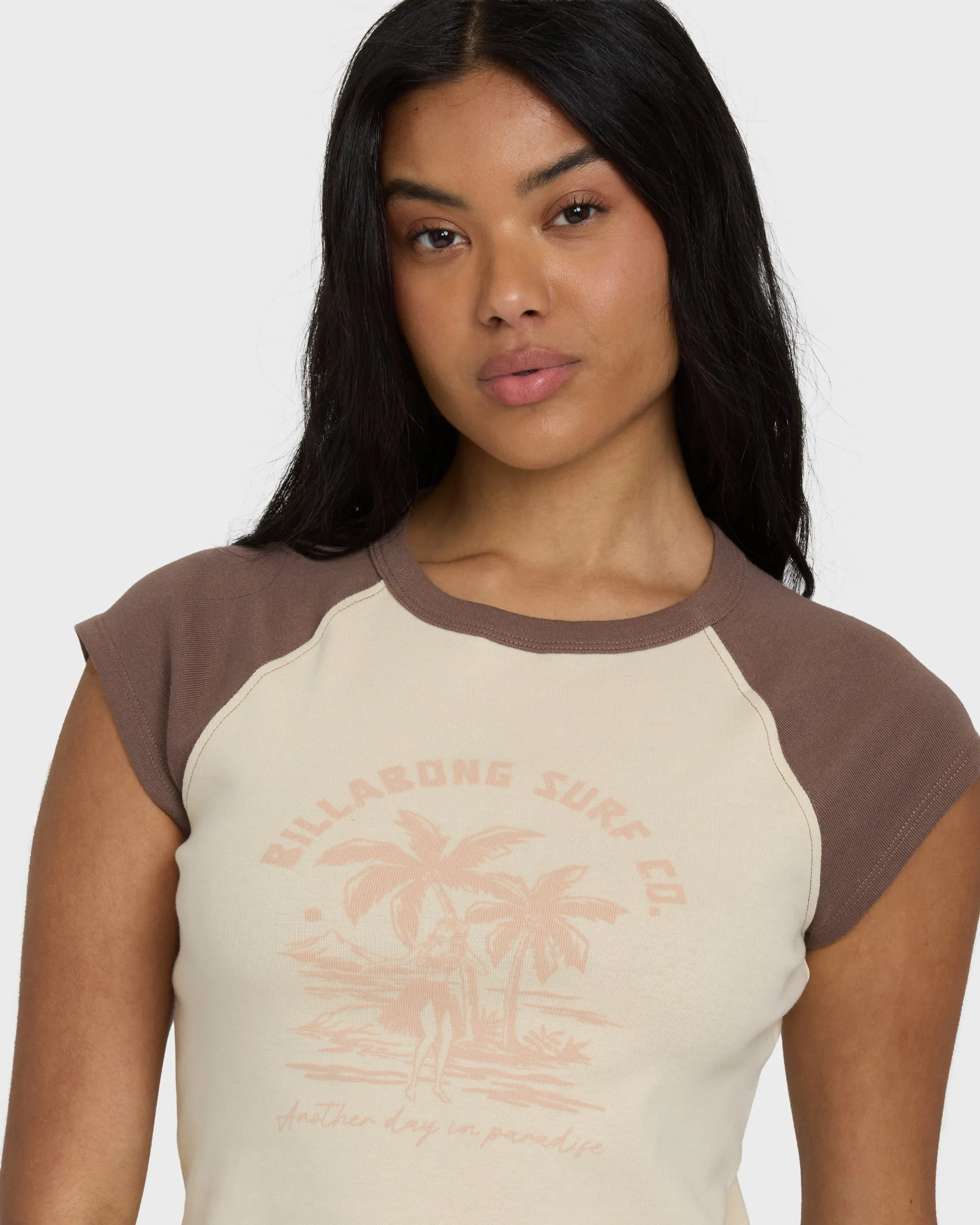 Paradise Raglan Short Sleeve T-Shirt - Kona sold by Billabong product image thumbnail 4
