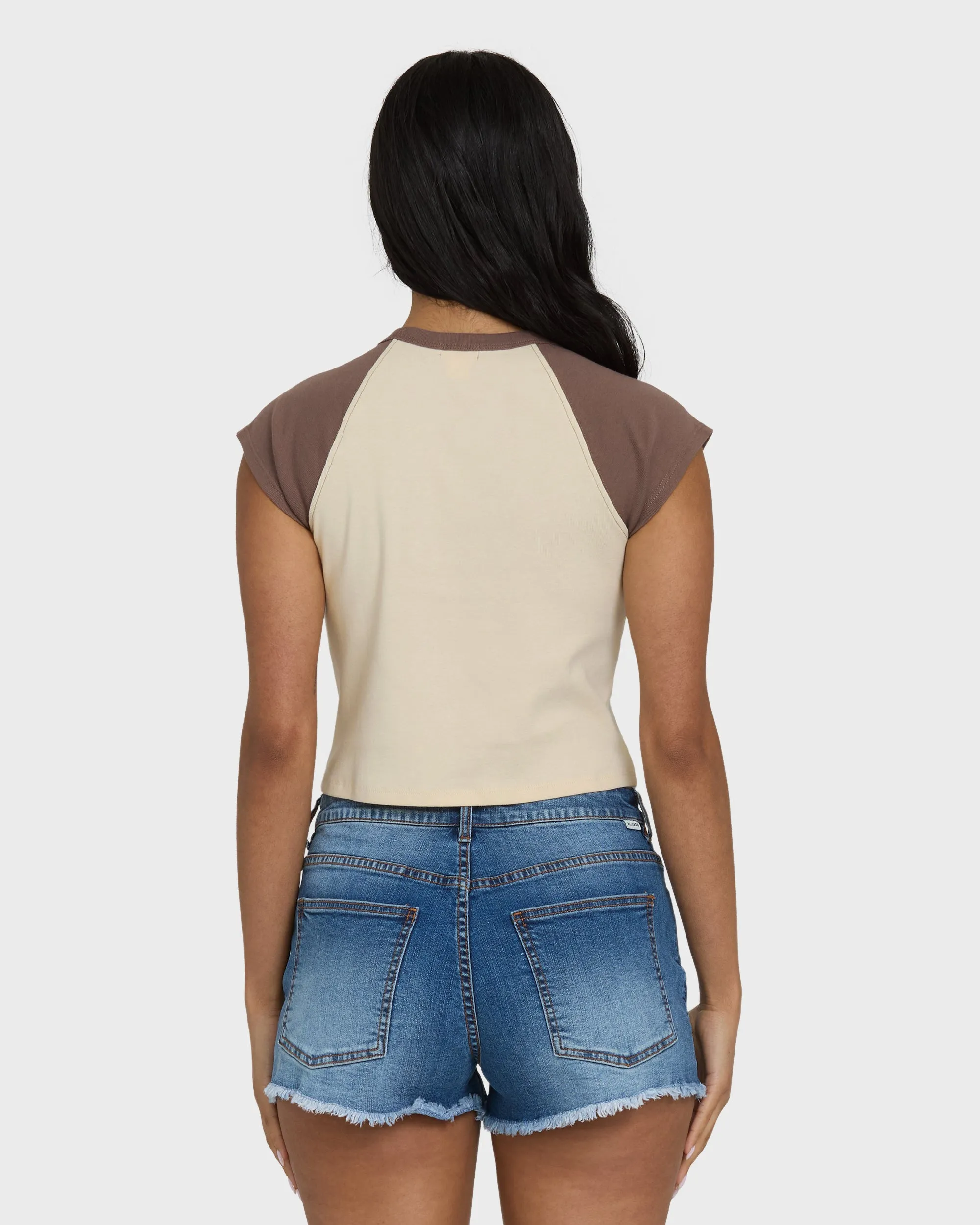 Paradise Raglan Short Sleeve T-Shirt - Kona sold by Billabong product image thumbnail 2