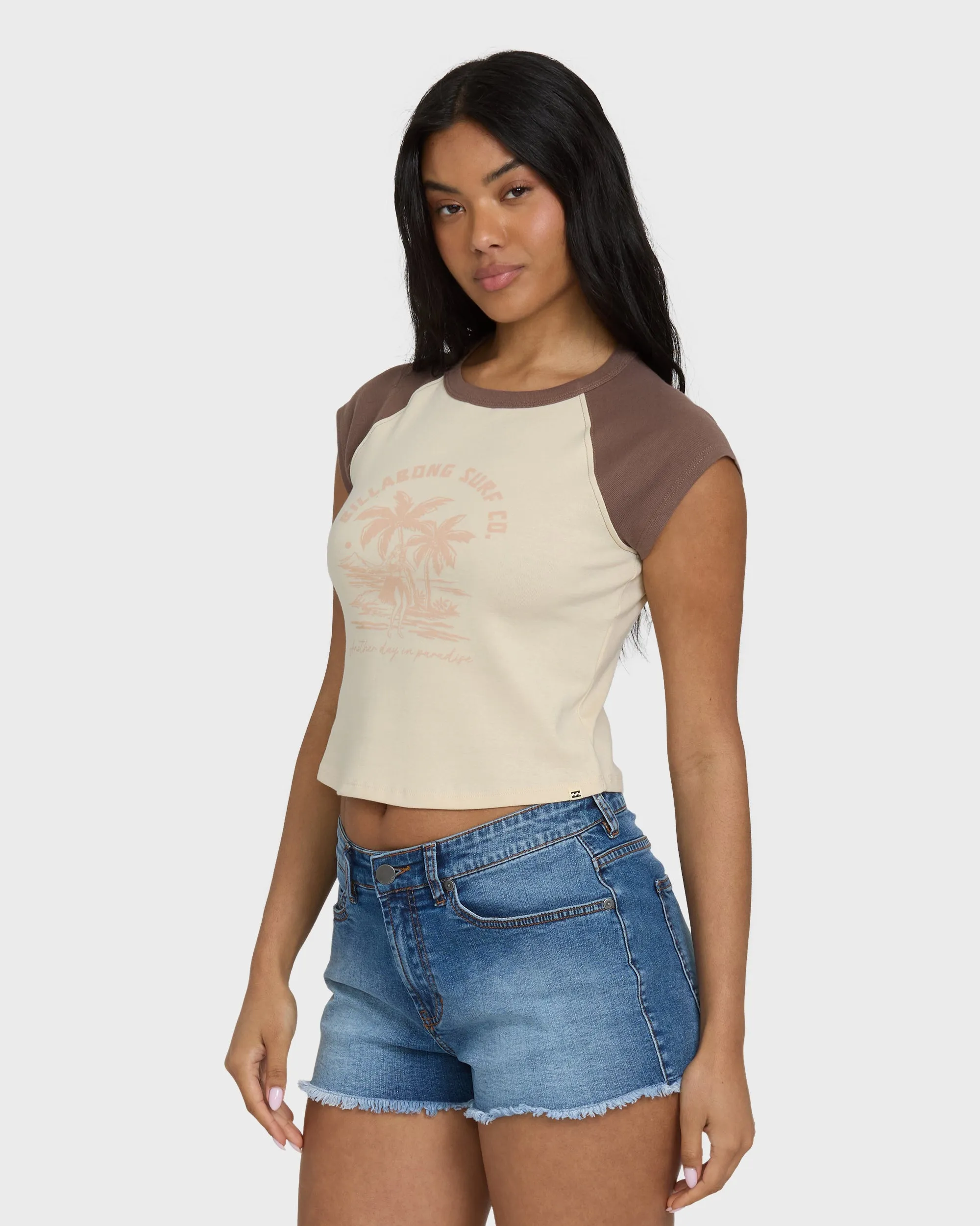 Paradise Raglan Short Sleeve T-Shirt - Kona sold by Billabong product image thumbnail 3