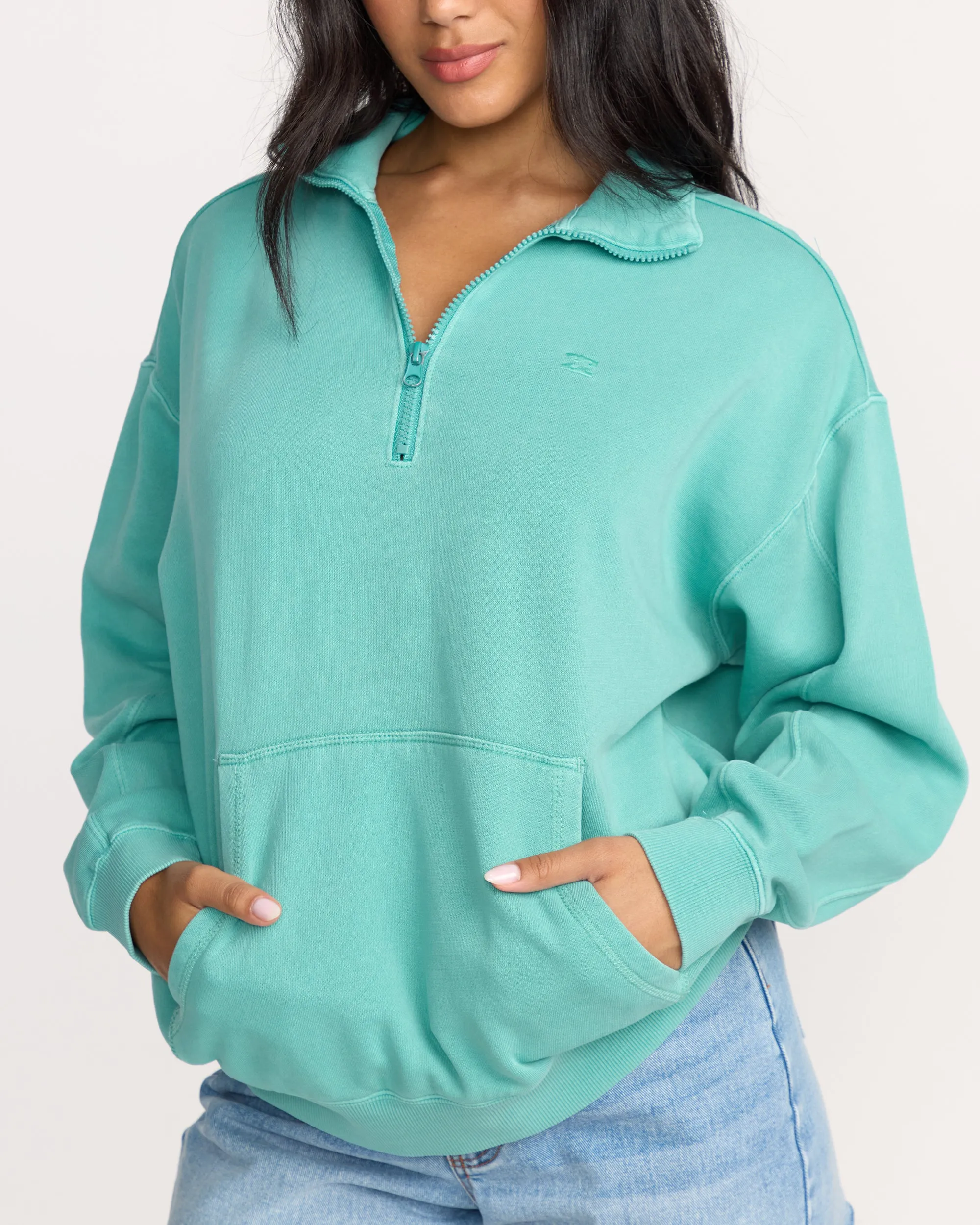 Hula Half Zip Sweatshirt - Blue Bird sold by Billabong product image thumbnail 5