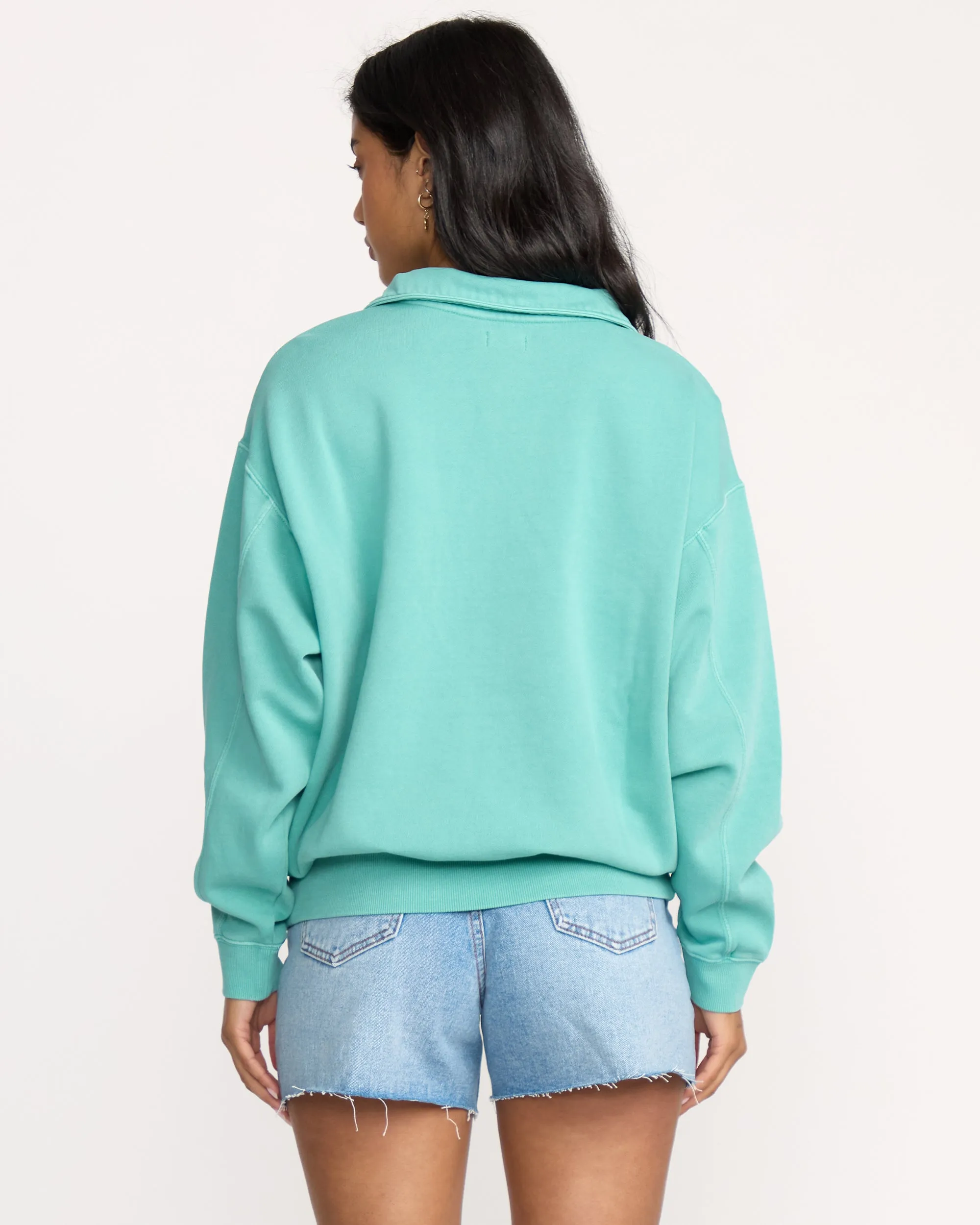 Hula Half Zip Sweatshirt - Blue Bird sold by Billabong product image thumbnail 2