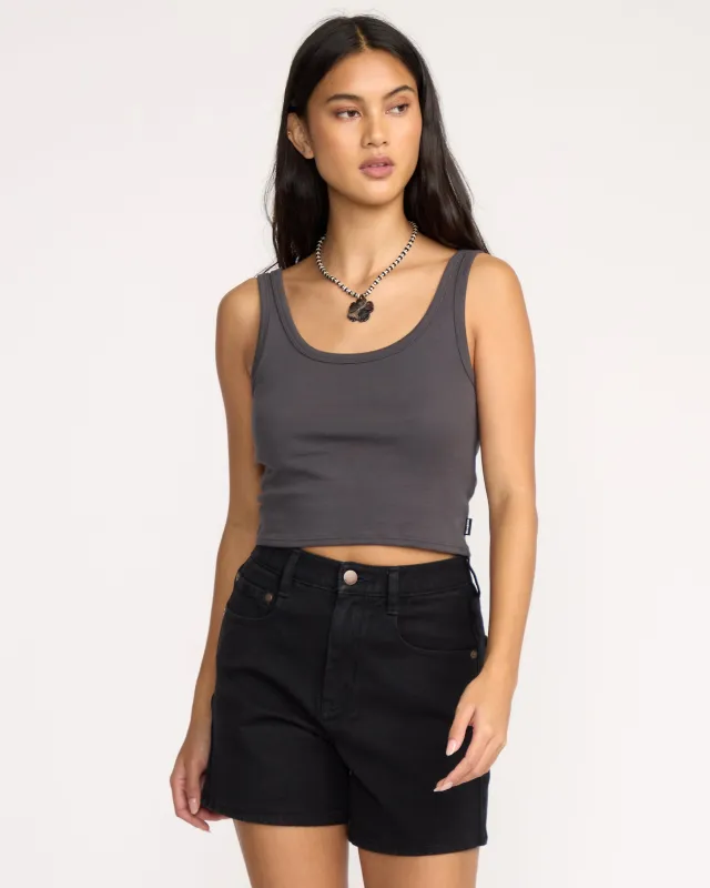 Goddess Knit Tank - Black Sands sold by Billabong