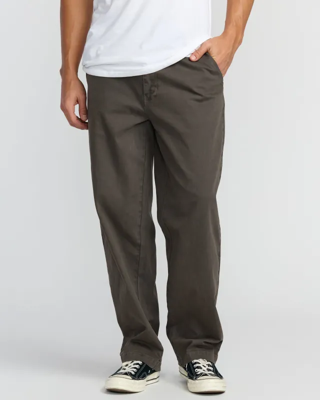 73 Wave Washed Chino Pants - Raven sold by Billabong